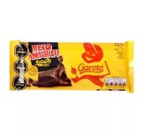 Tableta De Chocolate Jumbo Garoto Semi Amargo 80 G