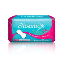 Protectores Diarios Absorbex 15 Unidades