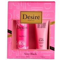 DESODORANTE DESIRE SEXY BLACK 150ML+GEL DUCHA