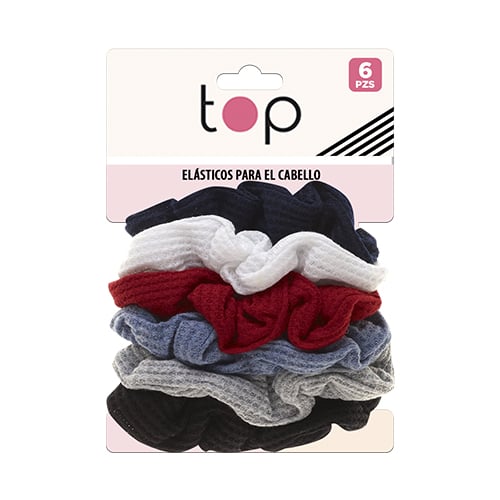 Scrunchies Top Para El Cabello 6 Unidades