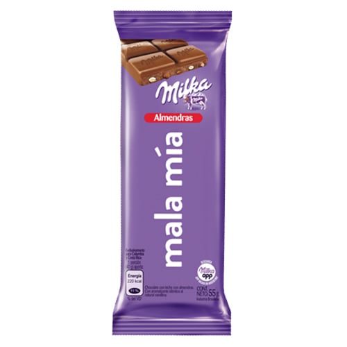 CHOCOLATE MILKA ALMENDRAS X 55G