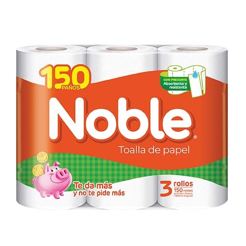 ROLLO DE COCINA NOBLE X3 UNIDADES