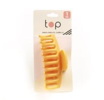 Pinza De Pelo Top Grande Naranja 