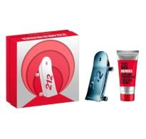 Cofre Carolina Herrera 212 Men Heroes 90 Ml + Gel De Ducha 100 Ml 