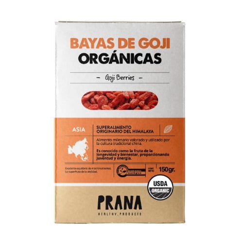 Bayas De Goji Prana Orgánicas 150 G