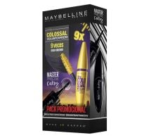 Pack Maybelline Máscara De Pestañas Colossal + Delineador De Ojos Curvy