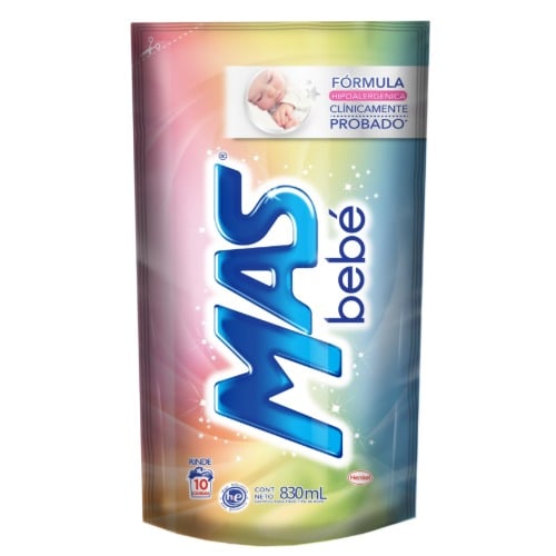 JABÓN LIQUIDO MAS BEBE 830ML