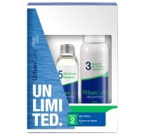 AFTER SHAVE URBAN CARE PACK UNLIMITED DEEP BLUE + ESPUMA DE AFEITAR