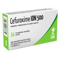 Cefuroxime Ion 500 Mg 16 Comprimidos