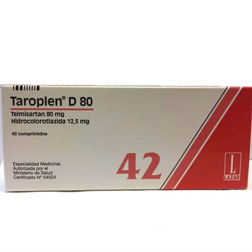 Taroplen D 80 Mg42 Comprimidos