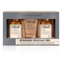 Set Baylis & Harding The Fuzzy Duck Bergamot Hemp & Sandalwood Men's Luxury 3 Unidades