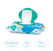 Toallitas Húmedas Pampers Confort Clean Con Perfume 72 Unidades