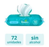 Toallitas Húmedas Pampers Confort Clean Con Perfume 72 Unidades