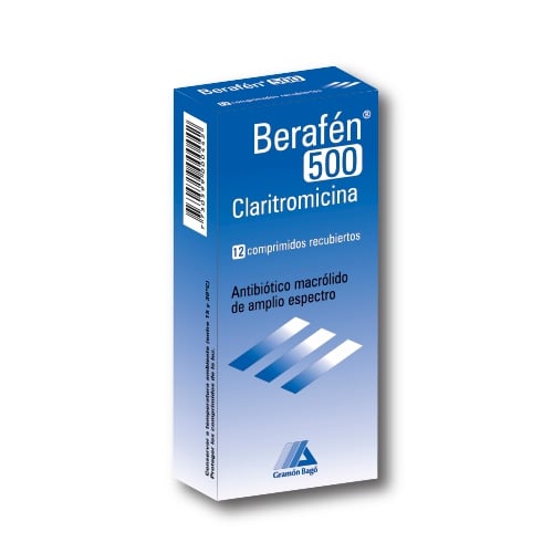 Berafen 500 Mg 12 Comprimidos