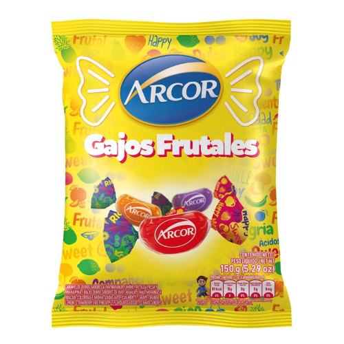 Caramelos Arcor Gajitos De Fruta150 G