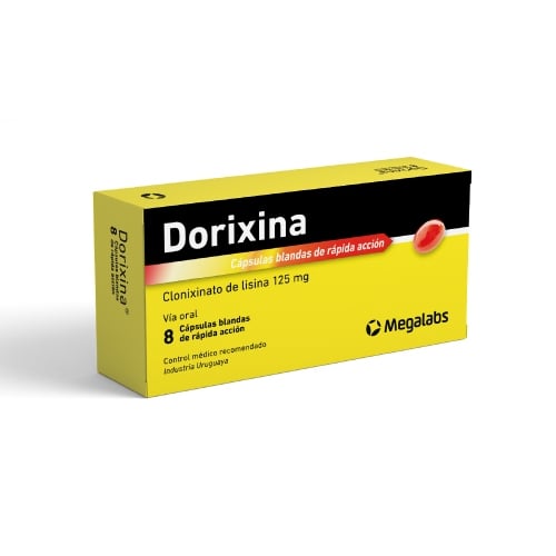 DORIXINA 125 MG 8 CAPSULAS BLANDAS