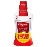 ENJUAGUE BUCAL COLGATE PLAX LUMINOUS WHITE 500ML + 250ML