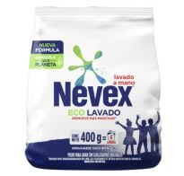 Jabón En Polvo Para Ropa Nevex Lavado A Mano 400 G