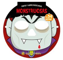 Libro Infantil Pinto Y Armo Máscaras Monstruosas