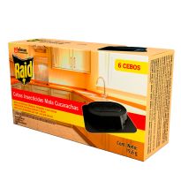 Cebo Insecticida Raid Cocina Jeringa Para Cucarachas 6 Unidades