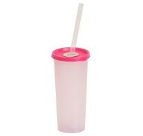 Vaso Con Sorbito Happy Paper 450 Ml