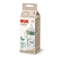 Mamadera Nuk Nature Con Tetina De Silicona Talle M 260 Ml