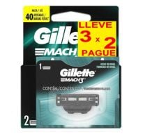 Repuesto De Gillette Mach3 3x2 Unidades