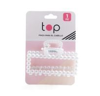 Mini Pinza Para El Cabello Top Perlas