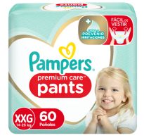 Pañales Pampers Pants Premium Care Xxg 60 Unidades