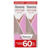 Desodorante Aerosol Rexona Clinical Classic 2 Unidades 150 Ml