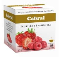 Té De Frutilla Y Frambuesa Cabral 10 Unidades