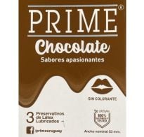 Preservativo Prime Chocolate 3 Unidades