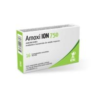 Amoxi Ion 16 Comprimidos 750 Mg