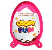 Huevito De Chocolate Cosby Fun Rosado 20 G