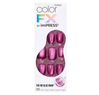 Uñas Postizas Adhesivas Kiss Impress Color Fx Levels