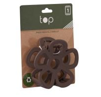 Pinza Para El Cabello Top Eco Diseño De Flor