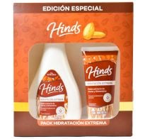 Set Crema Hind's Hidratación Extrema 250 Ml + Crema De Manos 90 Ml