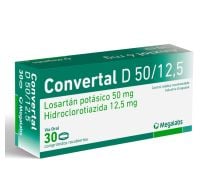 Convertal D (50/12.5) Mg 30 Comprimido