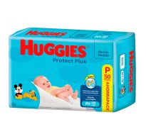 Pañales Huggies Protect Plus P 50 Unidades