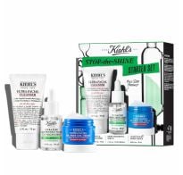 Set Kiehl's Anti Brillo / Oleosidad En 3 Pasos. Limpieza + Sérum Niacinamida + Crema Hidratante