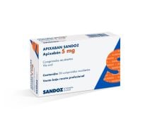 Apixaban Sandoz 5 Mg 30 Comprimidos