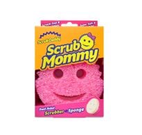 Esponja Scrub Mommy Combinada Rosada Y Blanca