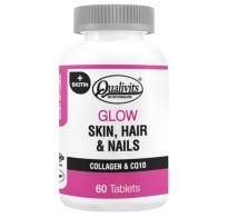 Suplemento Qualivits Glow Skin Hair & Nails 60 Tabletas