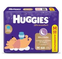 Pañales Huggies Ultraconfort Talle M 68 Unidades