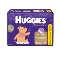 Pañales Huggies Ultraconfort Talle G 60 Unidades