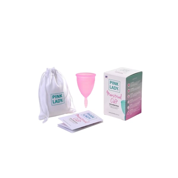 Kit Copa Menstrual Pink Lady L + Vaso