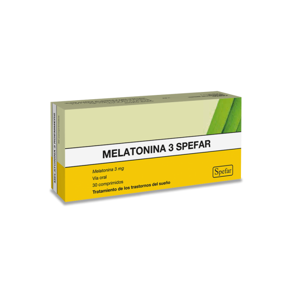 MELATONINA 3 MG ROEMMERS 30 COMPRIMIDOS