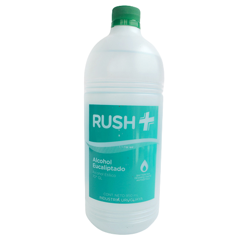 ALCOHOL EUCALIPTADO RUSH 70% 950 ML.