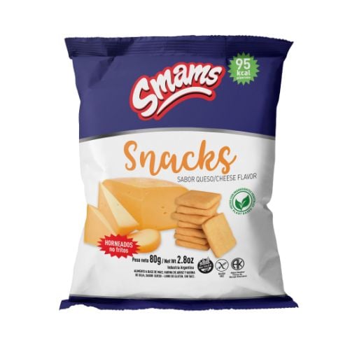 Snack Smams Sabor Queso 80 G