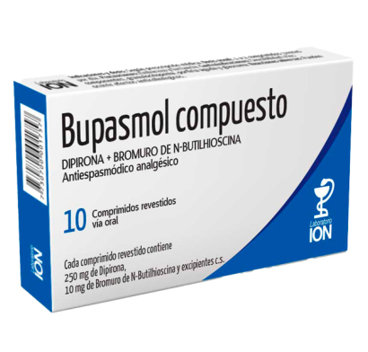 Bupasmol Compuesto 10 Comprimidos
